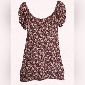 NWOT Altar’d State Women’s S Floral Mini Dress Boho Cottagecore Prairie Puff $80